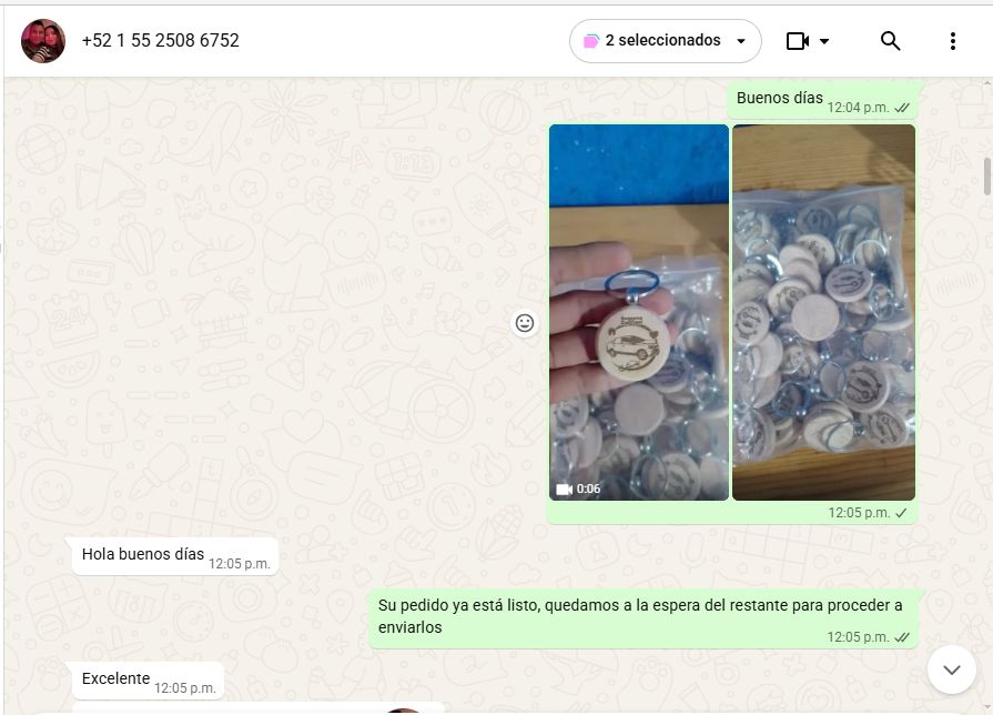 Conversación de WhatsApp con Narda Iñiguez